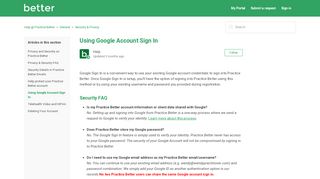 
                            7. Using Google Account Sign In – Help @ Practice Better