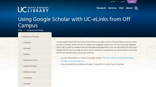 
                            12. Using Google Scholar with UC-eLinks from Off Campus | UCSB Library