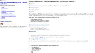 
                            3. Using Java Persistence API for Java Desktop applications in NetBeans 7