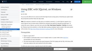 
                            2. Using JDBC with SQuirreL on Windows - Apache Drill