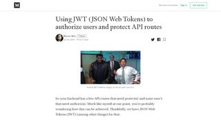 
                            2. Using JWT (JSON Web Tokens) to authorize users and protect API ...