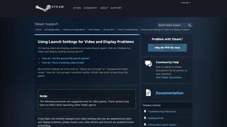 
                            3. Using Launch Settings for Video and Display Problems - Steam Support