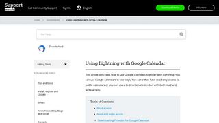 
                            7. Using Lightning with Google Calendar | Thunderbird Help