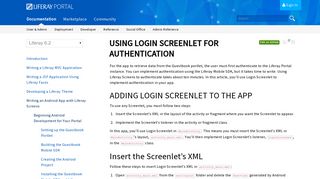 
                            5. Using Login Screenlet for Authentication - Liferay 6.2 - Liferay ...