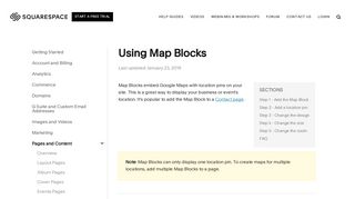 
                            10. Using Map Blocks – Squarespace Help