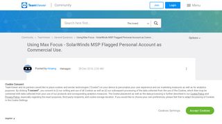 
                            12. Using Max Focus - SolarWinds MSP Flagged Personal Account as ...