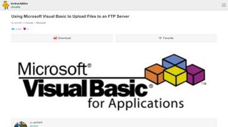 
                            8. Using Microsoft Visual Basic to Upload Files to an FTP Server: 5 Steps