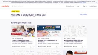 
                            8. Using MS e-Study Buddy to Help your Child Learn and ... - Eventbrite