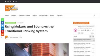 
                            13. Using Mukuru and Zoona vs the Traditional Banking System