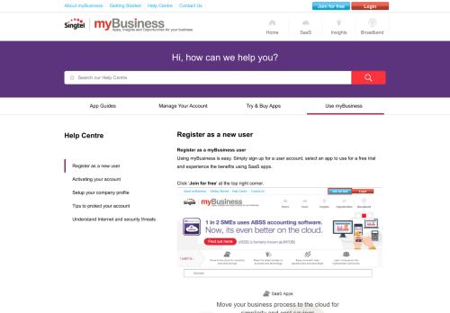 
                            12. Using myBusiness | myBusiness Network - myBusiness - Singtel