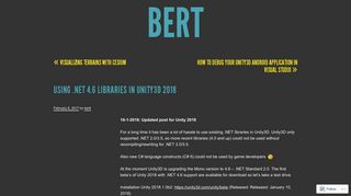 
                            12. Using .NET 4.6 librarieS in Unity3d 2018 - bert - WordPress.com