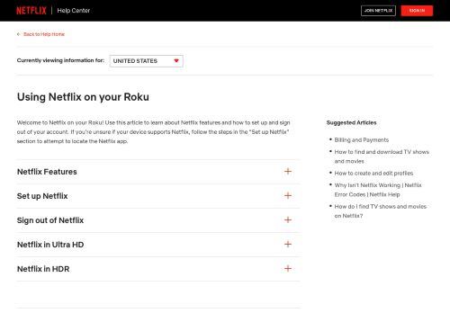 
                            3. Using Netflix on your Roku - Netflix Help Center