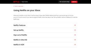
                            4. Using Netflix on your Xbox - Netflix Help Center