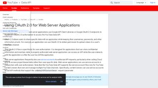 
                            4. Using OAuth 2.0 for Web Server Applications | YouTube ...