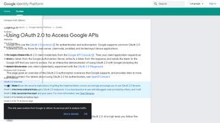 
                            5. Using OAuth 2.0 to Access Google APIs | Google Identity Platform ...
