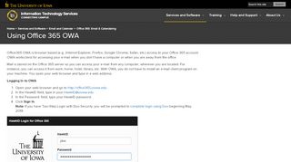 
                            11. Using Office 365 OWA (Outlook Web App) | Information Technology ...
