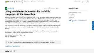 
                            7. Using one Microsoft account for multiple computers at the same ...