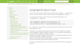 
                            10. Using OpenSC pkcs11-tool - Yubico Developers