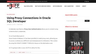 
                            12. Using Proxy Connections in Oracle SQL Developer – ThatJeffSmith