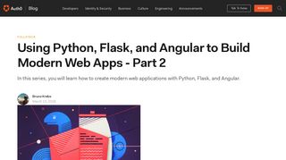 
                            6. Using Python, Flask, and Angular to Build Modern Web Apps - Part 2