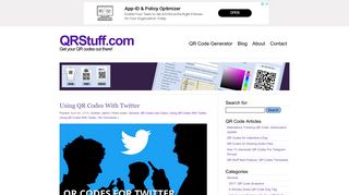 
                            4. Using QR Codes With Twitter - QRStuff.com