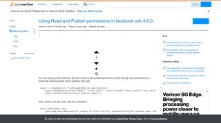 
                            3. Using Read and Publish permissions in facebook sdk 4.6.0 - Stack ...