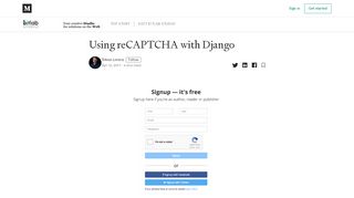 
                            4. Using reCAPTCHA with Django – Bitlab Studio