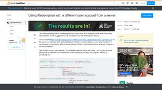 
                            12. Using Redemption with a different user account from a server ...