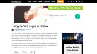 
                            9. Using Secure Login in Firefox - HowToGeek