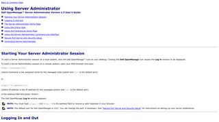 
                            6. Using Server Administrator: Dell OpenManage Server Administrator ...