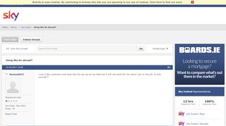 
                            9. Using Sky Go abroad? - Boards.ie