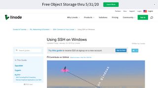 
                            12. Using SSH on Windows - Linode