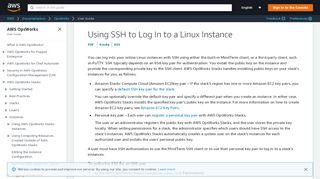 
                            12. Using SSH to Log In to a Linux Instance - AWS OpsWorks