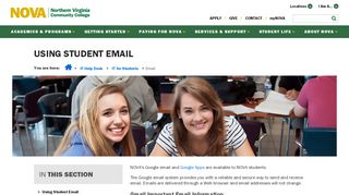 
                            9. Using Student Email :: Northern Virginia Community College