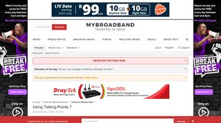 
                            9. Using Talking Points ? | MyBroadband