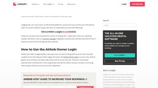 Using the Airbnb Owner Login Section - Lodgify