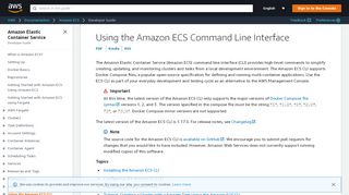 
                            5. Using the Amazon ECS Command Line Interface - Amazon Elastic ...