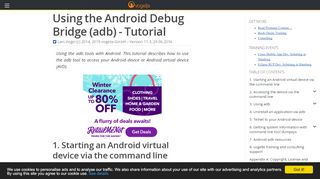 
                            6. Using the Android Debug Bridge (adb) - Tutorial - Vogella