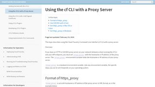 
                            12. Using the cf CLI with a Proxy Server | Cloud Foundry Docs