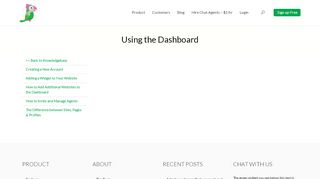 
                            5. Using the Dashboard | tawk.to