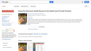 
                            11. Using the Electronic Health Record in the Health Care Provider Practice