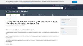 
                            7. Using the Exclaimer Email Signature service with the Email Security ...