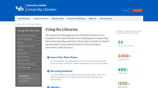 
                            10. Using the Libraries - University at Buffalo Libraries