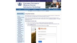 
                            11. Using the Outlook Web App - CUMC IT