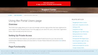 
                            5. Using the Portal Users page | Desk.com