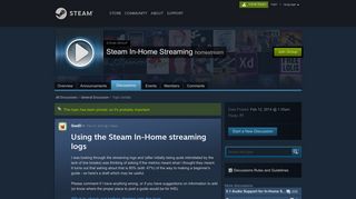 
                            3. Using the Steam In-Home streaming logs - Steam Community