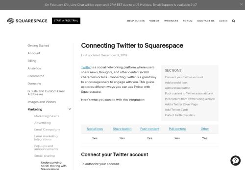 
                            9. Using Twitter with Squarespace – Squarespace Help