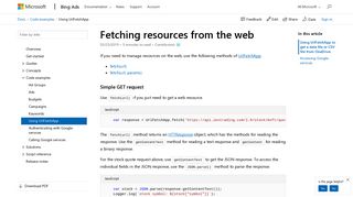 
                            7. Using UrlFetchApp to fetch resources from the web - Bing Ads ...