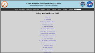 
                            11. Using VNC with the IRTF - NASA Infrared Telescope Facility