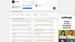 
                            8. using Web services - German translation – Linguee